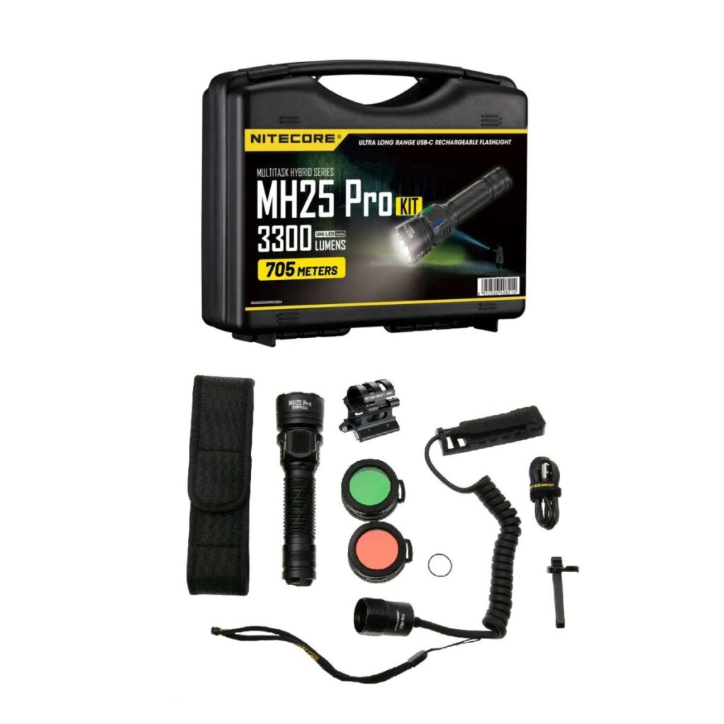 Nitecore MH25 Pro lanterna set de vanatoare si tactic