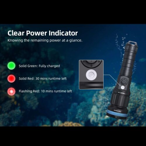 Xtar D40 Zoom lanterna subacvatica cu fascicul cu focalizare