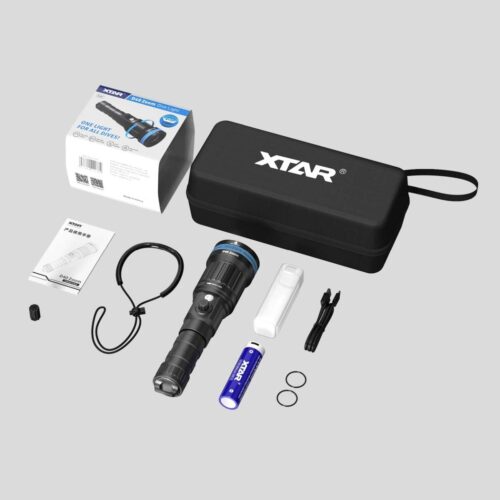 Xtar D40 Zoom lanterna subacvatica cu fascicul cu focalizare