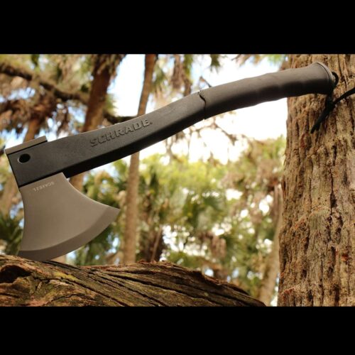 Schrade Bedrock Magnum topor de supravietuire cu amnar