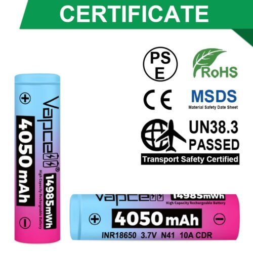 Vapcell N41 acumulator 18650 de 4050 mAh