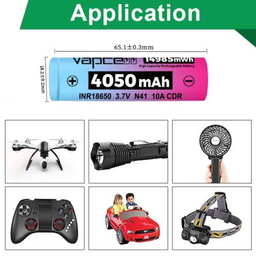 Vapcell N41 acumulator 18650 de 4050 mAh