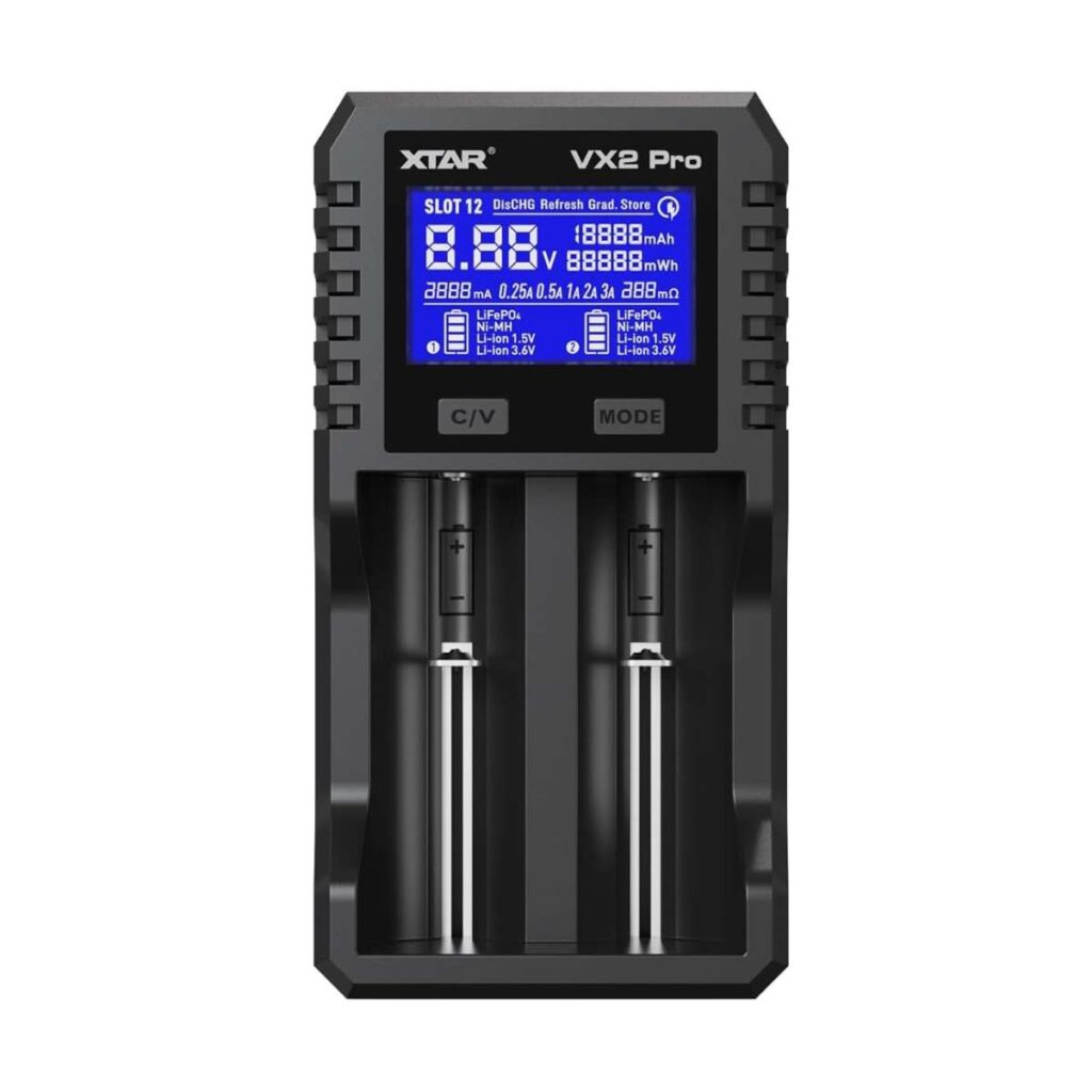 Xtar VX2 Pro incarcator universal la priza cu 2 porturi