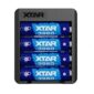 Xtar C4+4x3960 incarcator cu 4 acumulatori AA de 2500 mAh inclusi