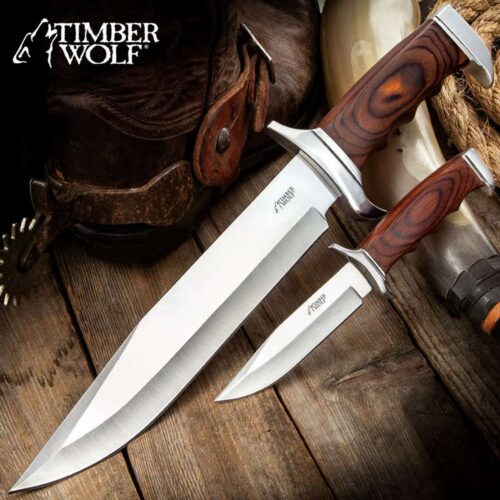 United Cutlery Timber Wolf Trekker cutite de vanatoare set de 2