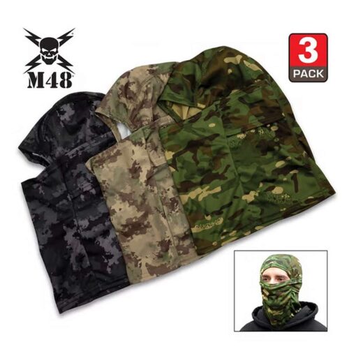 United Cutlery M48 Stealth Recon cagule tactice la set de 3 bucati