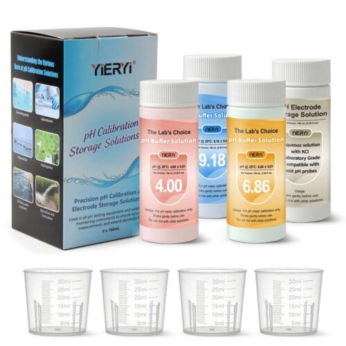 Creotech set de solutii pentru pastrat calibrat sau testat PH metre