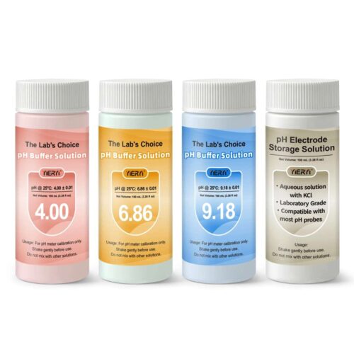 Creotech set de solutii pentru pastrat calibrat sau testat PH metre