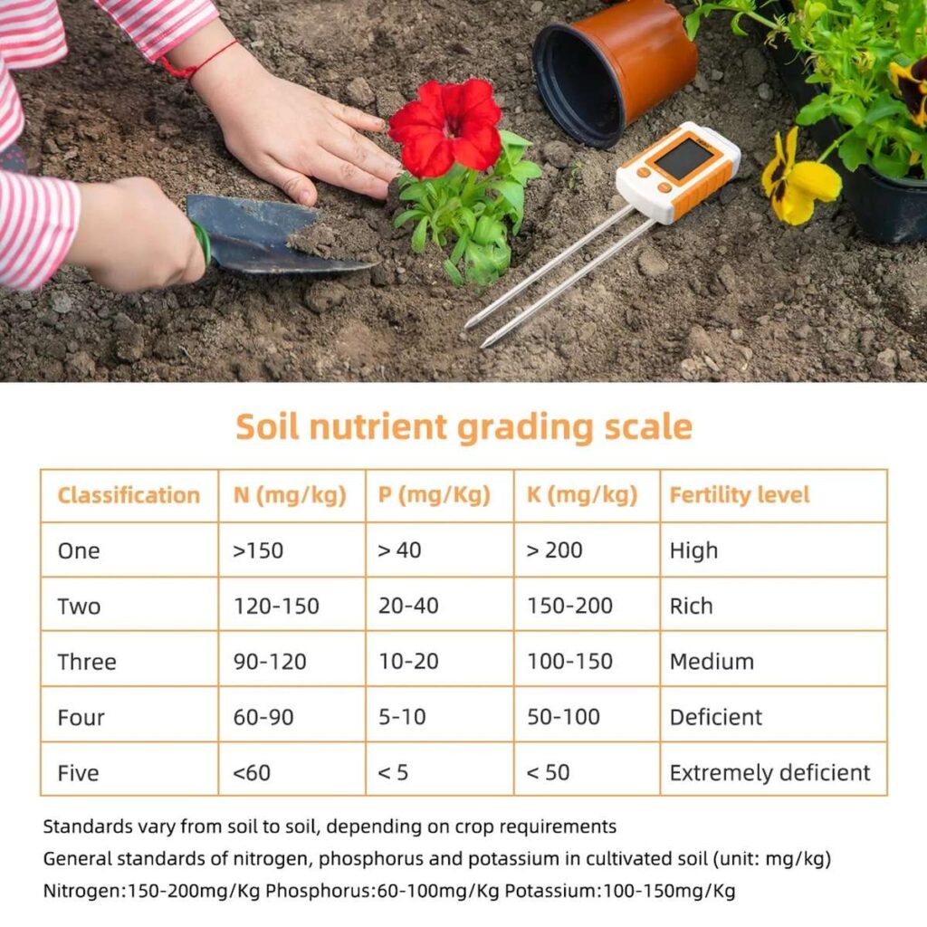 Creotech YY-1104 aparat NPK termometru si umidometru de sol