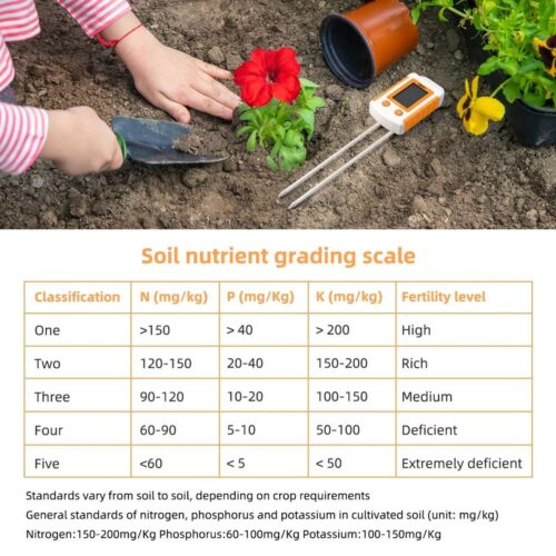 Creotech YY-1104 aparat NPK termometru si umidometru de sol