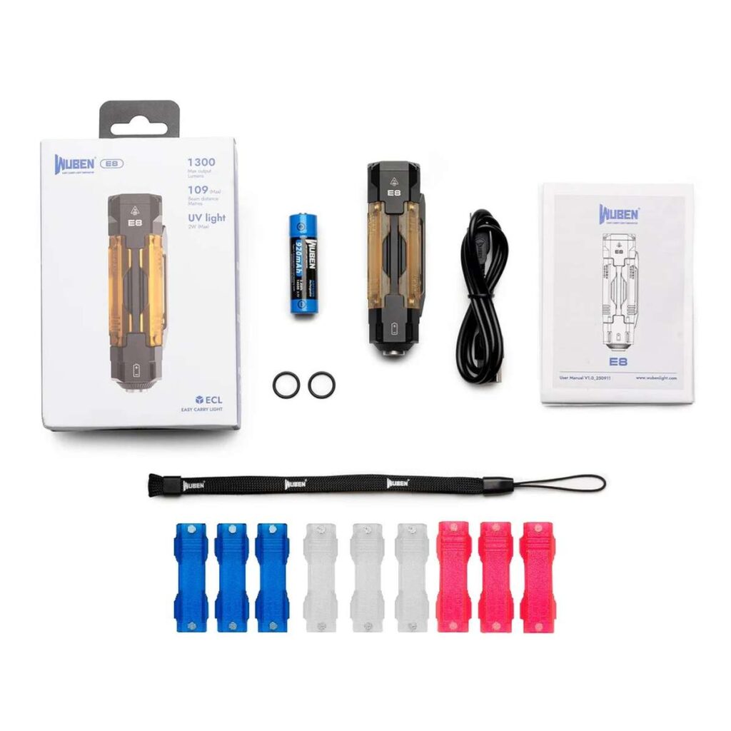 Wuben E8 lanterna multifunctionala si felinar modular