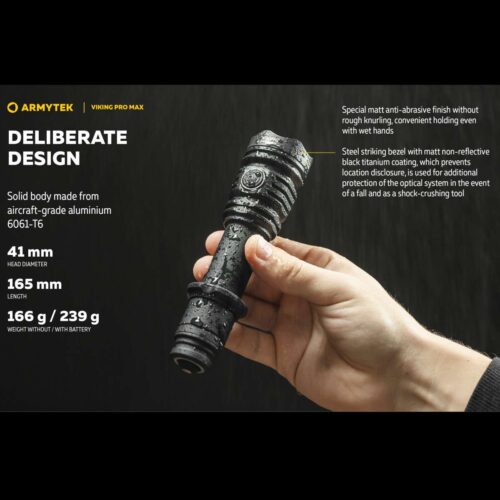 Armytek Viking Pro Max lanterna tactica cu incarcare magnetica