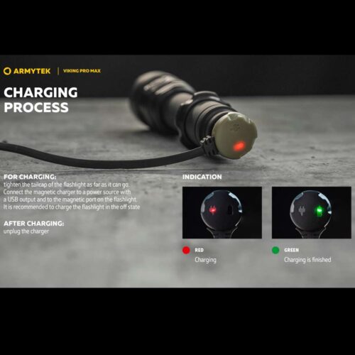 Armytek Viking Pro Max lanterna tactica cu incarcare magnetica