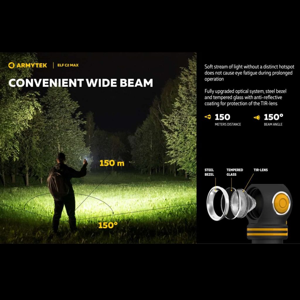 Armytek Elf C2 Max lanterna frontala magnetica puternica
