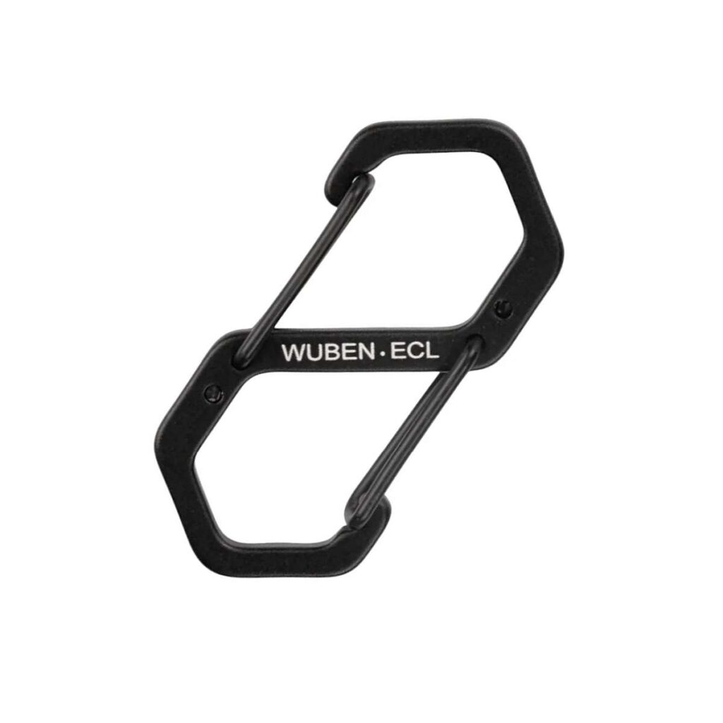 Wuben carabiniera din aluminiu de 50 mm cu inchidere cu arc Wuben carabiniera din aluminiu de 50 mm cu inchidere cu arc