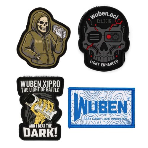 Wuben embleme cu prindere velcro cu baza de prindere inclusa