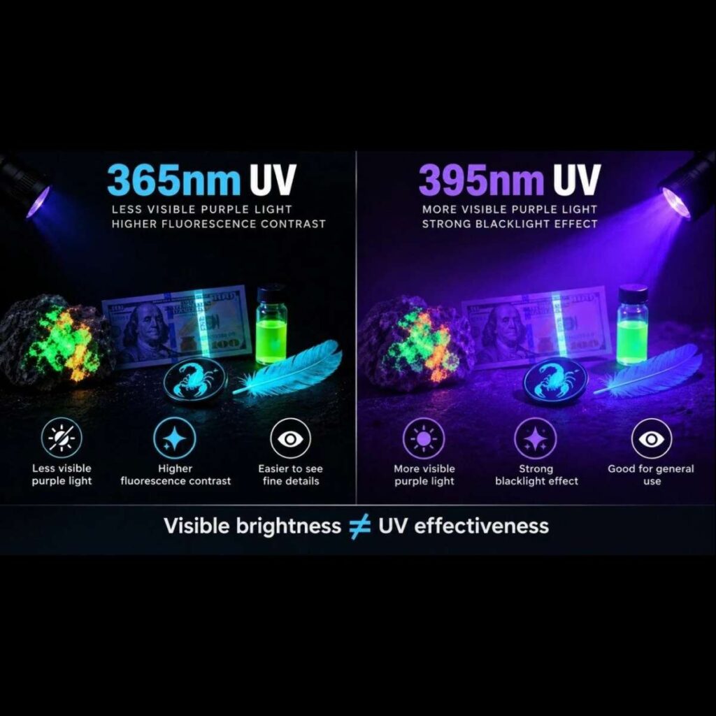 Brinyte T28 UV lanterna cu ultraviolet pe doua lungimi de unda