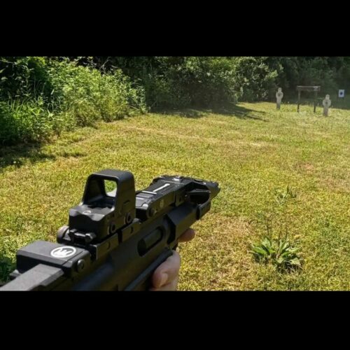 Brinyte XP22 MK3 lanterna militara cu laser cu prindere Picatinny