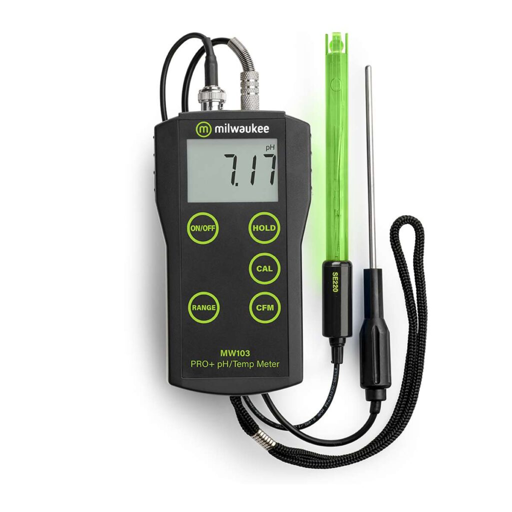 Milwaukee MW103 PH metru, termometru profesional